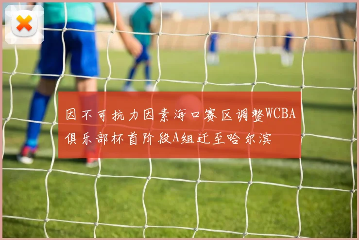 因不可抗力因素海口赛区调整WCBA俱乐部杯首阶段A组迁至哈尔滨